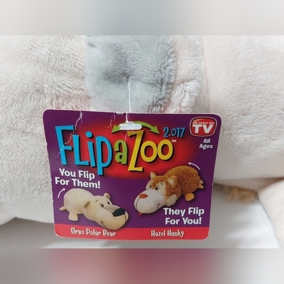 Large 2017 Flip A Zoo Urso with‎ tags - Picture 8 of 8